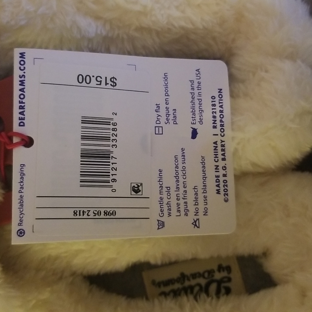 Deluxe by Dearfoams slippers NWT - Picture 3 of 4